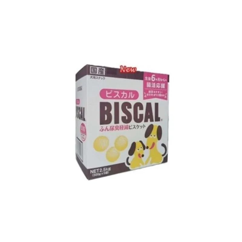 BISCAL 日本直送 GENDAI - 低脂消臭餅乾 曲奇餅 2.5公斤/盒 (新舊包裝隨機發貨)