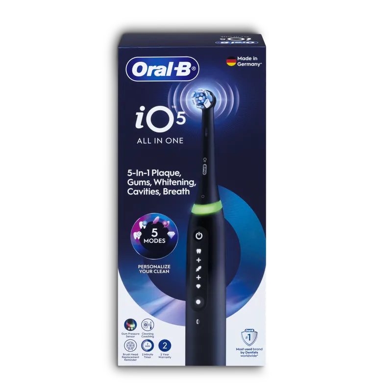 BRAUN 充電電動牙刷 iO5 黑色