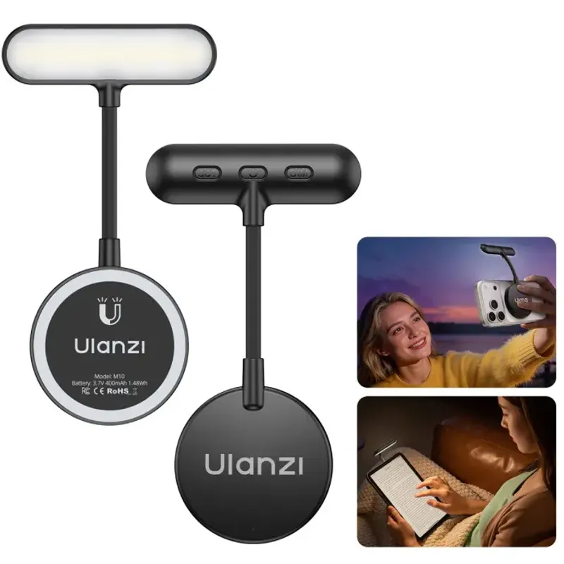 Ulanzi M10 Magsafe 軟管補光燈 黑色