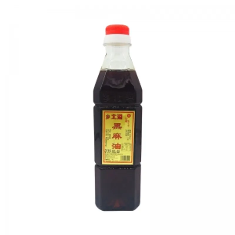 臺灣鄉北港 100%純黑麻油 630ml