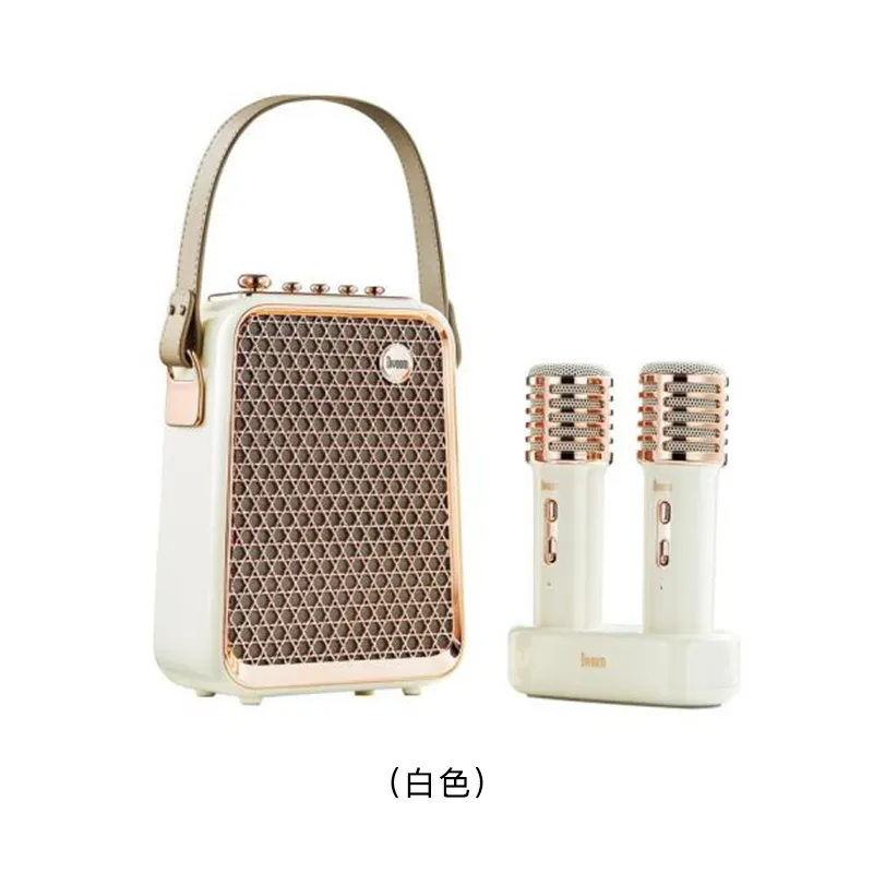 DIVOOM 便携式卡拉OK蓝牙音箱(白色) SONGBIRDHQ/WHT
