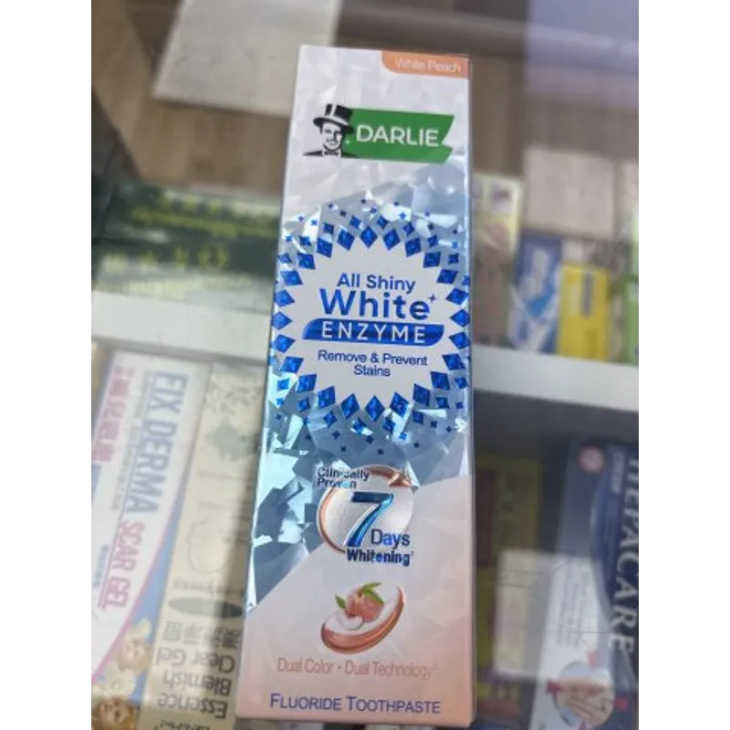 Darlie黑人全亮白極緻酵素牙膏(清香白桃)120g