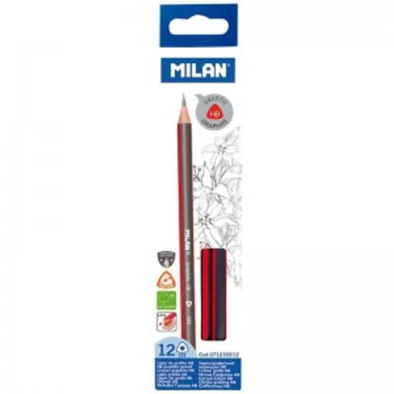 MILAN Graphite 防斷芯三角鉛筆 HB