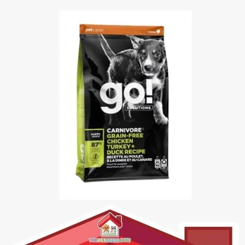 GO! SOLUTIONS 活力營養系列 無穀物雞肉+火雞+鴨肉 幼齡犬狗糧配方