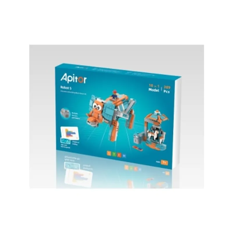 APITOR SuperBot STEAM編程學習10合1機械人 Apitor Robot S