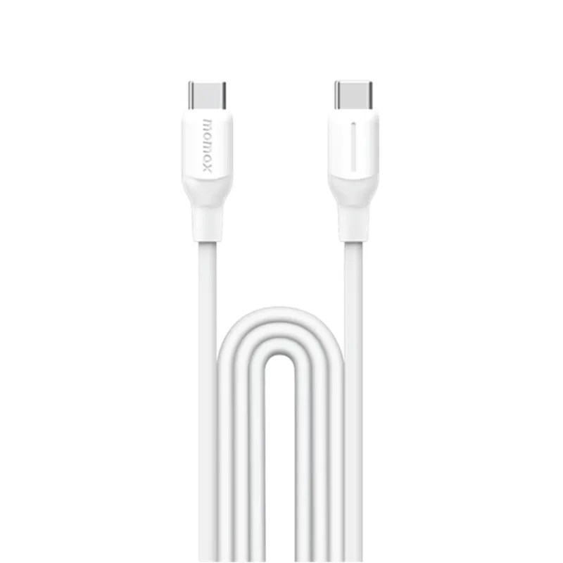 MOMAX 1-Link Flow CC X 60W USB-C充電線 1.2米 白