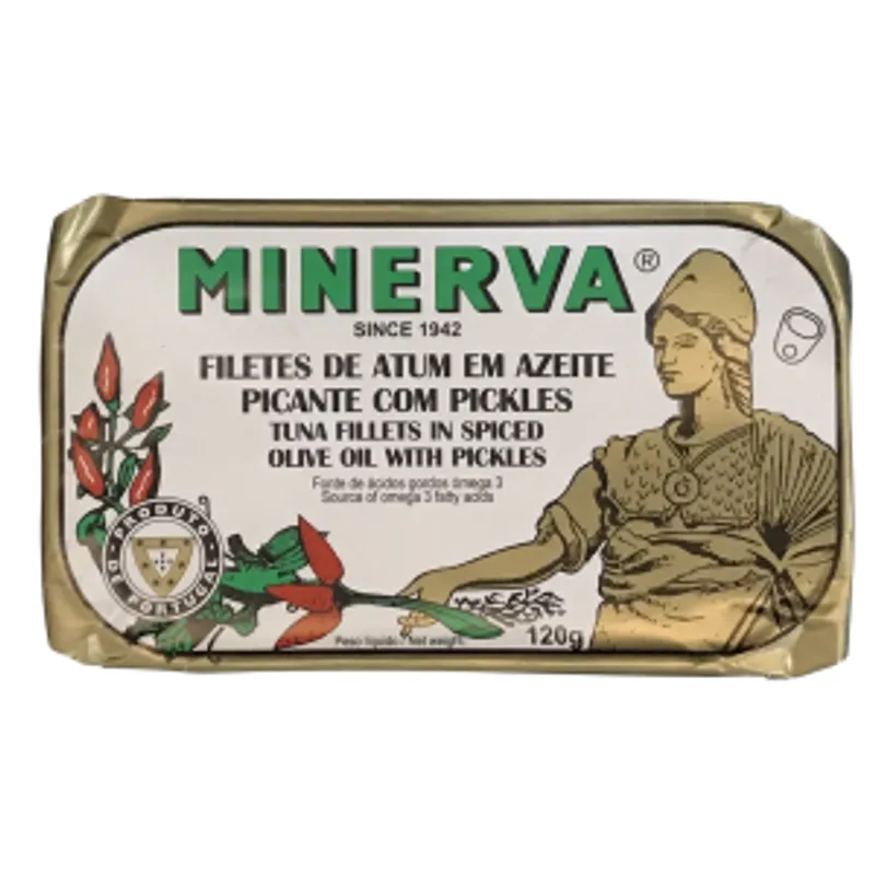 Minerva 酸青瓜辣吞拿鱼 120g
