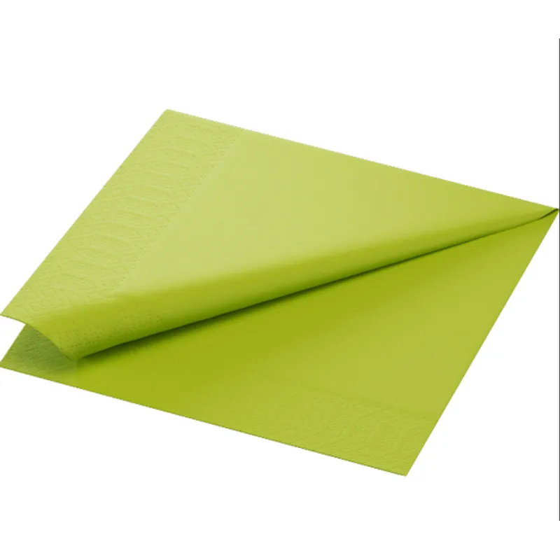NAPKINS SRP 3-PLY 1/4FLD 40CM KIWI