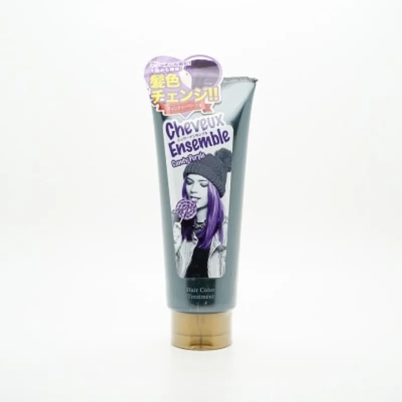 CHEVEUX ENSEMBLE 植物色素染髮膏 糖果紫色