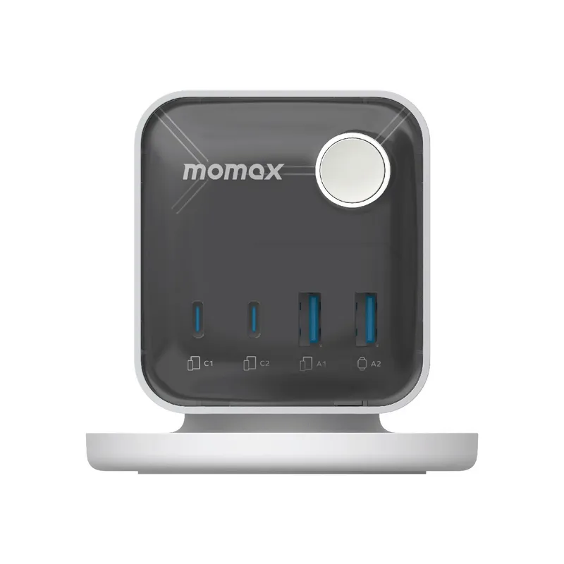 MOMAX 1-Charge Work Flow 30W 3位拖板 2*USB + 2*Type-C 白