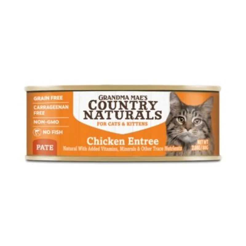 COUNTRY NATURAL Country Naturals 無穀物 肉泥配方 主食貓罐頭 2.8oz