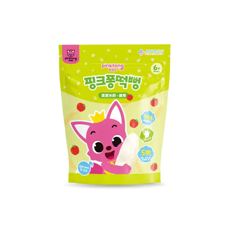 PINKFONG鲨鱼宝宝米饼-苹果30G(6M+)