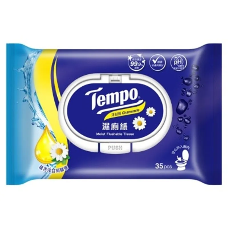 TEMPO得寶 得寶濕廁紙洋甘菊35片裝