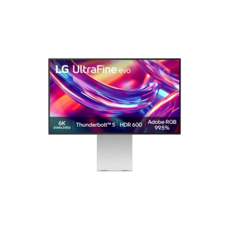 LG 樂金 32U990A-S 32" UltraFine evo 6K Nano IPS Black顯示屏，支援 Thunderbolt 5
