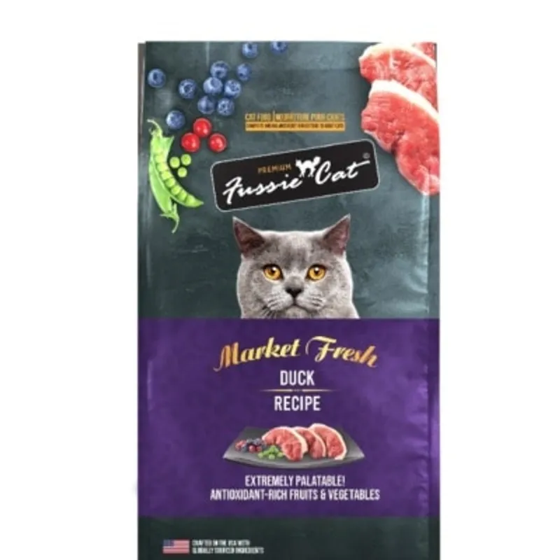Fussie Cat Market Fresh FU-D2 無穀物 貓乾糧 鴨肉配方 3.5lbs 新磅數