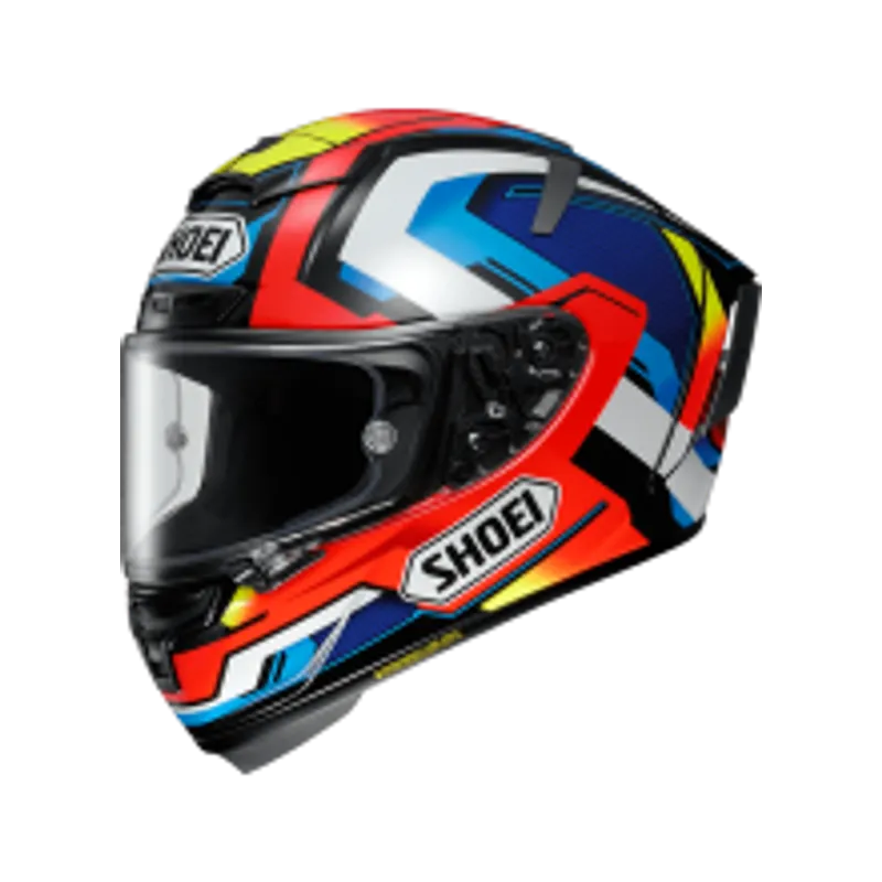 SHOEI X-14 BRINK 紅藍
