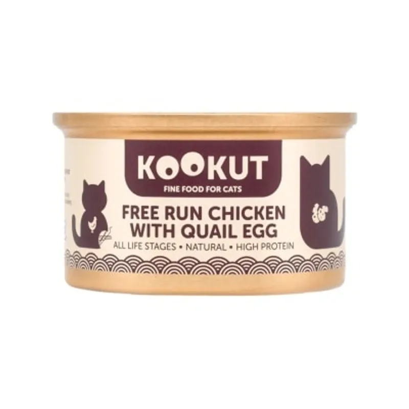 KOOKUT 放養雞鵪鶉蛋 (70g) 貓罐頭 002801