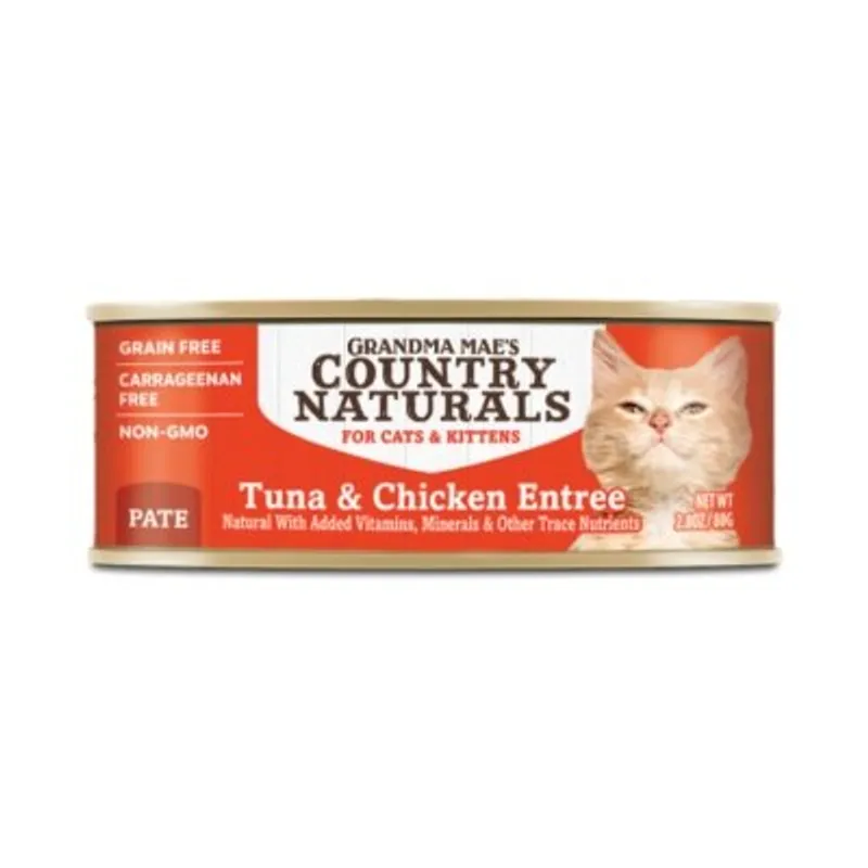COUNTRY NATURAL Country Naturals 無穀物 肉泥配方 主食貓罐頭 2.8oz