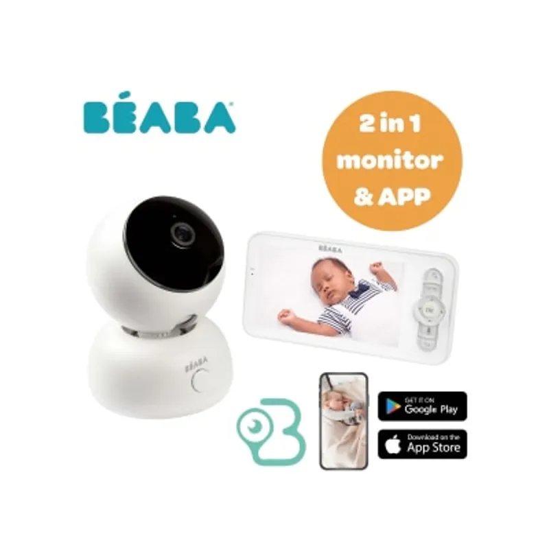 Beaba Zen premium Wifi 高清視像及話音嬰兒監察器 5吋720P彩屏