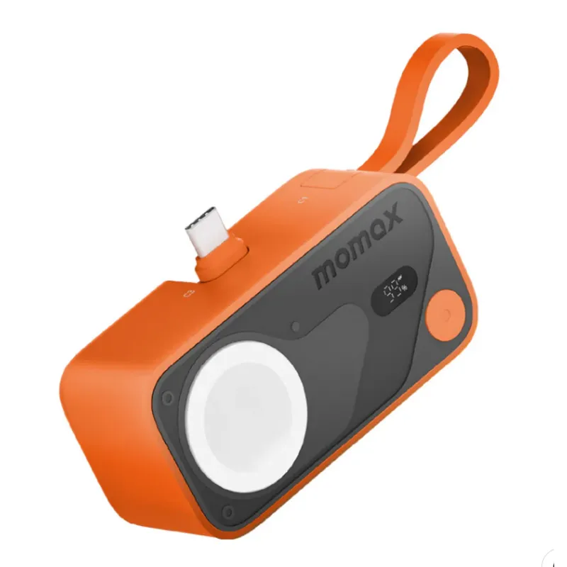 MOMAX 1-Power Pro Mini+ 3合1 USB-C及Watch 5000mAh 流動電源 橙