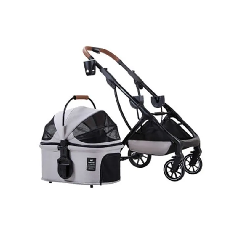 Dodopet DODOPET 鋁合金車籃分拆款 高層摺疊寵物貓狗手推車（寵物承重：20kg）