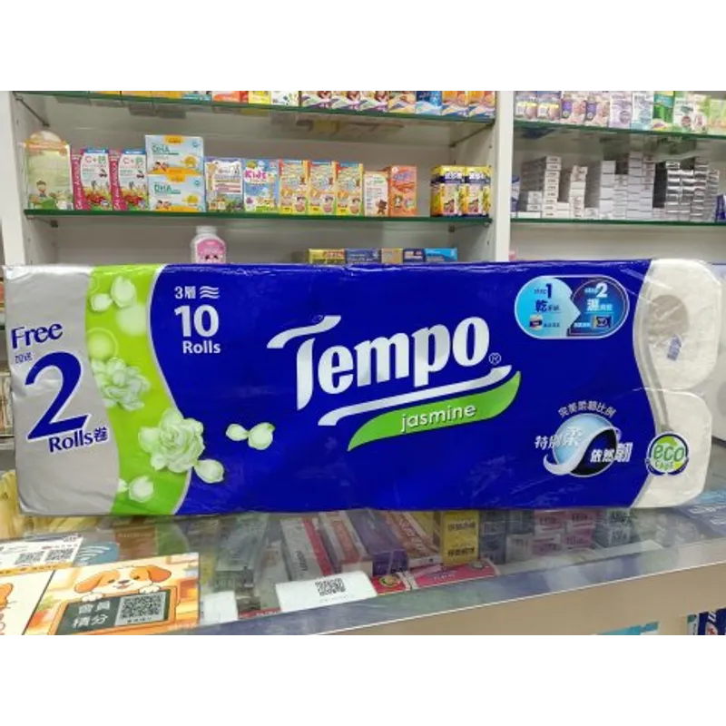 Tempo得寶三層純白卷紙（茉莉味）特惠裝