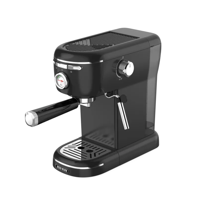 MOBIWARM 半自動咖啡機 MWCMI04-B 黑色
