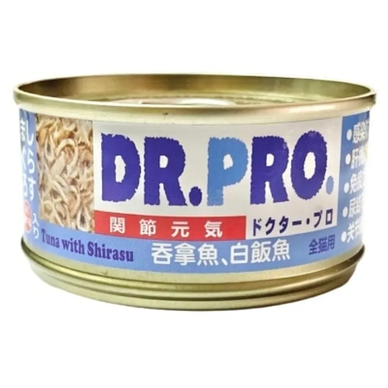 DR. PRO 愛寵醫生 吞拿魚配白飯魚 (關節元氣) 貓罐頭(80g) 05104