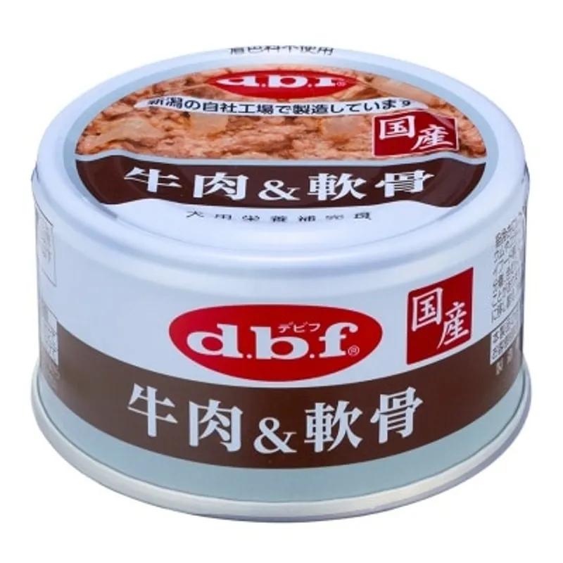 D.B.F 牛肉, 雞肉 及 豬軟骨 狗罐頭 (85g) - d.b.f