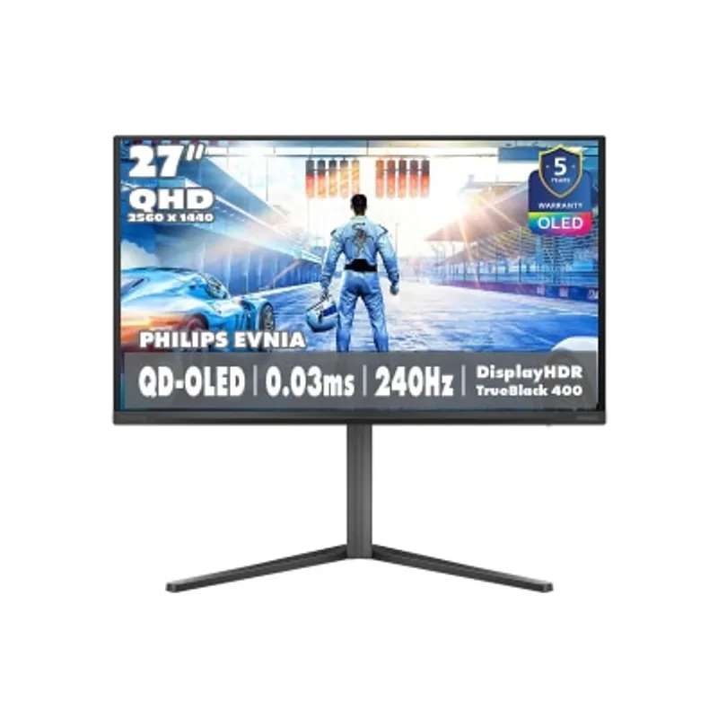PHILIPS 飛利浦 EVNIA QD-OLED 27M2N6500L 27" 2K QHD 240Hz 電競顯示器