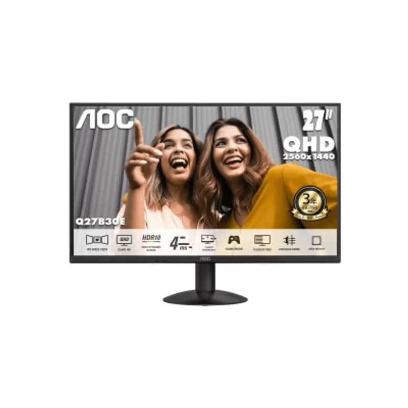AOC Q27B30E 27" 2K QHD IPS 75Hz 顯示屏