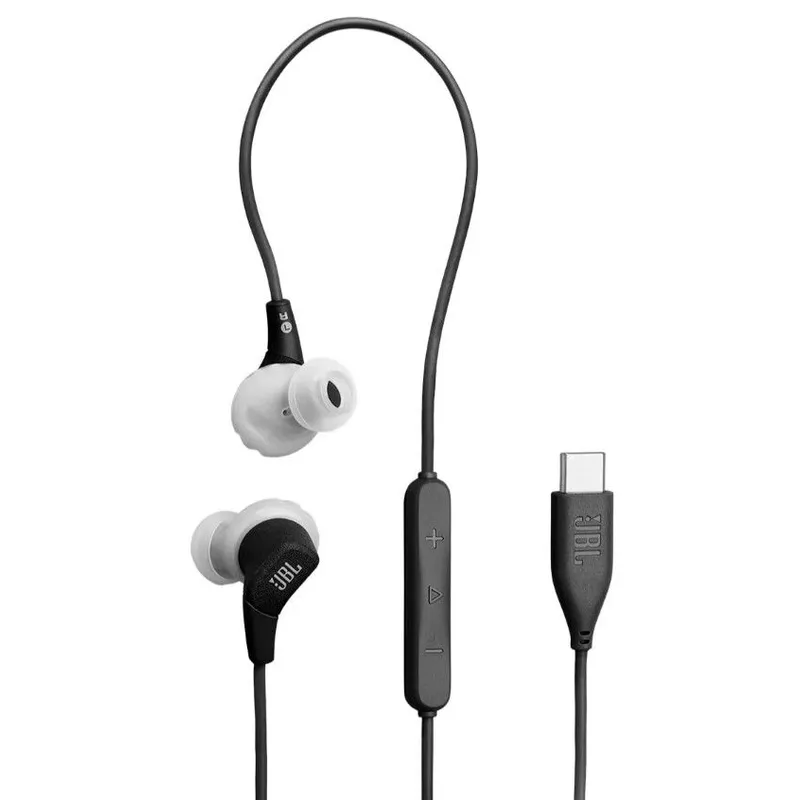 JBL USB-C 有線運動耳機(黑灰色) ENDURANCERUN3CUSB-C/BLACKGRAY