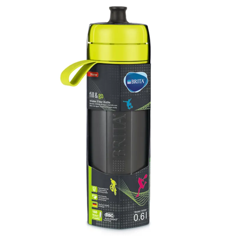 BRITA 運動濾水瓶 綠色 FILL & GO ACTIVE