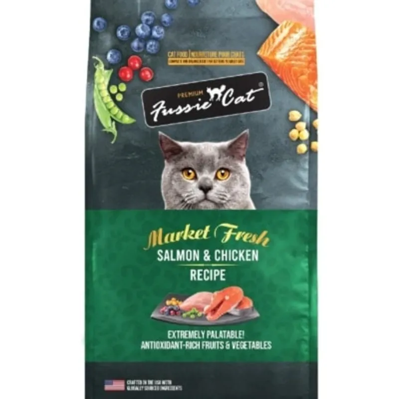 Fussie Cat Market Fresh FU-SC2 無穀物 貓乾糧 三文魚+雞肉配方 3.5 lbs 新磅數