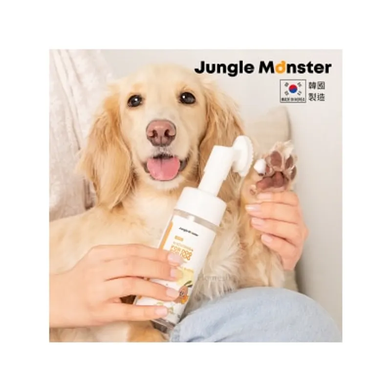 Jungle Monster 韓國寵物潔足泡沫 150毫升 乾洗澡泡泡