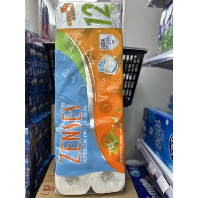 倩絲4層白茶清香(12卷)壓花卷紙