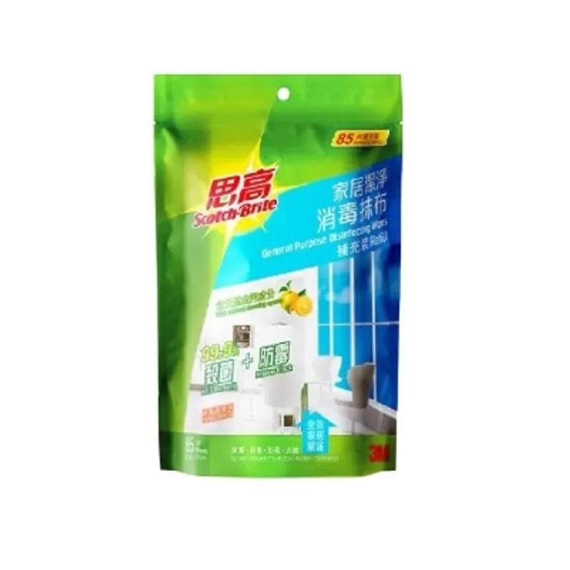 3M - 思高家居潔淨消毒抹布補充裝 (85片補充裝家居消毒濕紙巾) (857HK-85R)