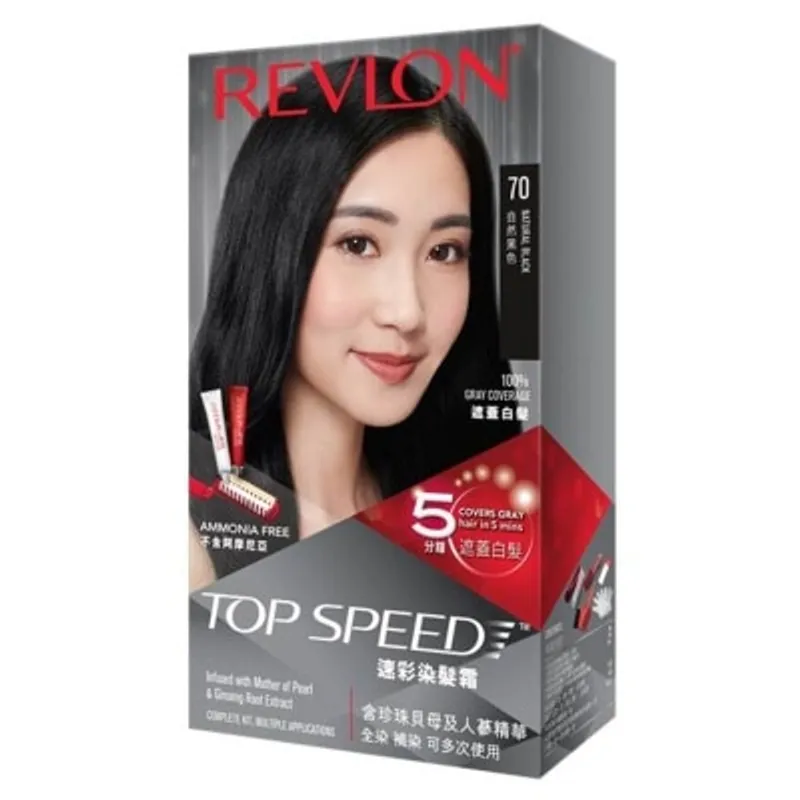 露華濃 速彩染髮劑-自然黑色70