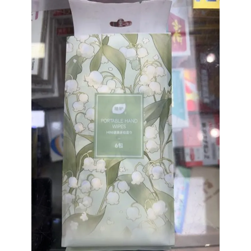植護便攜手帕濕巾(6包裝)