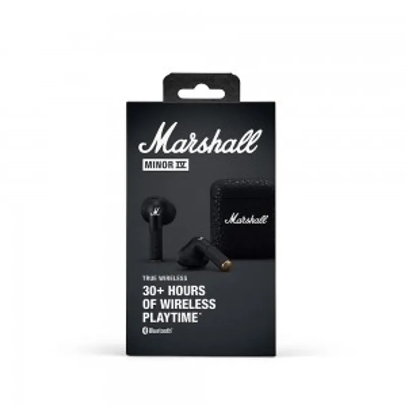 Marshall Minor IV 真無線藍牙耳機 (黑色)