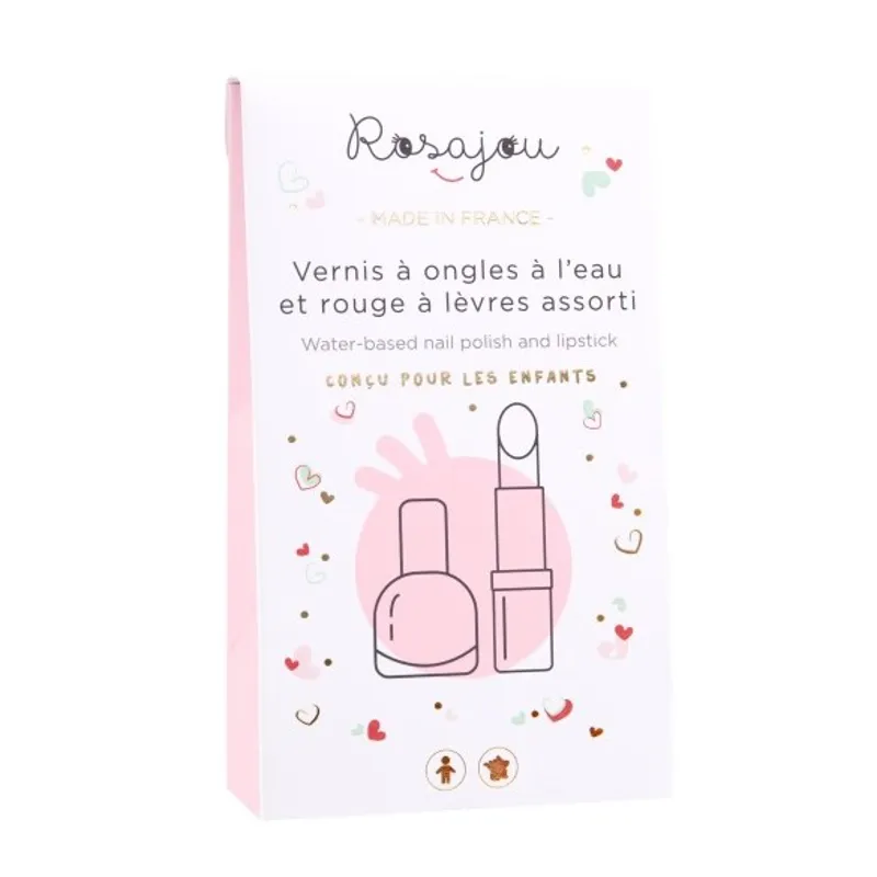 ROSAJOU 指甲油+唇膏套装