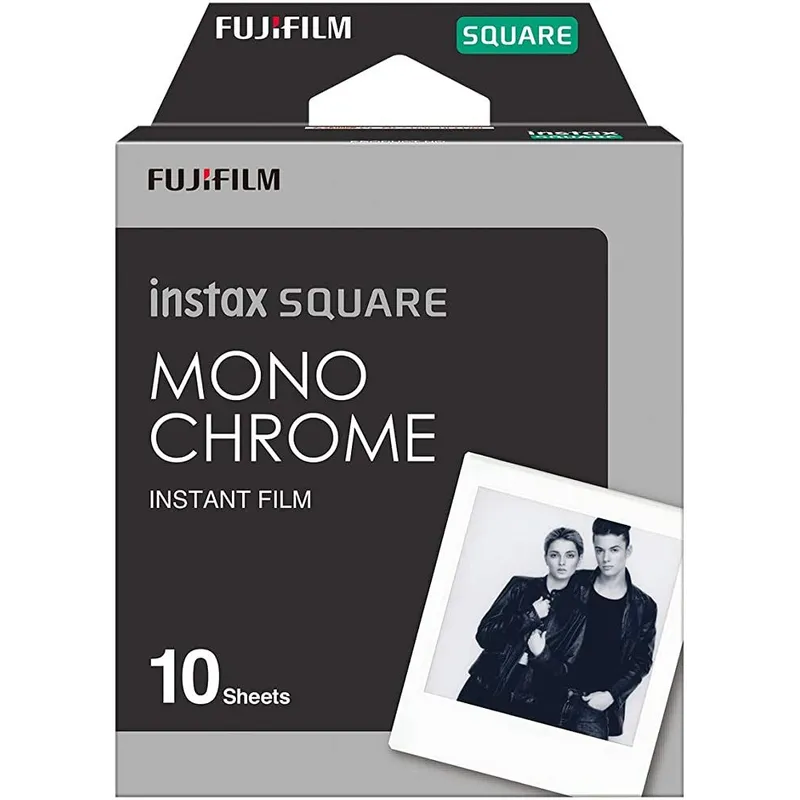 FUJIFILM 即影即有黑白相紙(正方形) INSTAXSQUARE/MONOCHROME