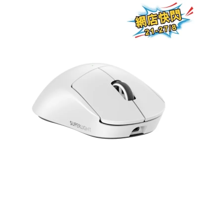 LOGITECH 羅技 PRO X SUPERLIGHT 2 DEX 無線電競滑鼠
