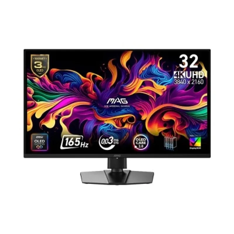 MSI 微星 MSI MAG 322UP QD-OLED E16 電競螢幕 (32"; 3840 X 2160; 165Hz; QD-OLED)(MO-MA322UO)