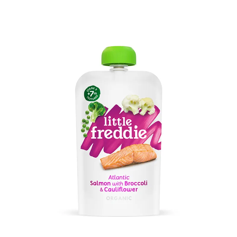 LITTLE FREDDIE 有机大西洋鲑鱼+西兰花+花椰菜 120G