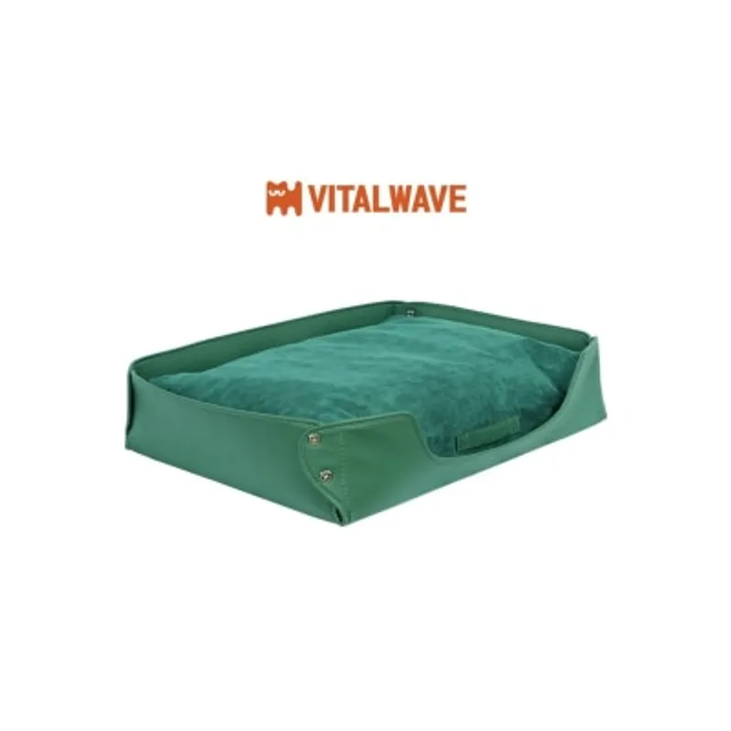 VITAL WAVE 皮革絨感寵物矩形窩墊