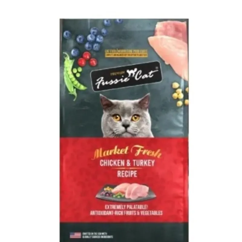 Fussie Cat Market Fresh FU-CT2 無穀物 貓乾糧 雞肉+火雞配方 3.5 lbs 新磅數