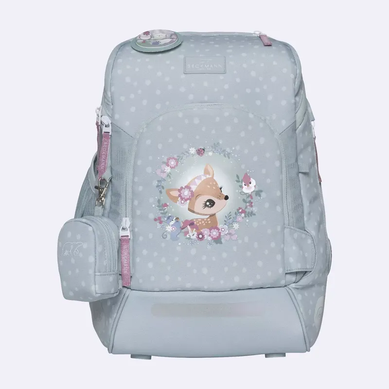BECKMANN 兒童護脊書包 -FOREST DEER DUSTY MINT