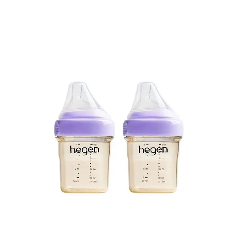 Hegen – PCTO™ PPSU多功能宽口奶瓶 150ml/5oz (2支装) 紫色