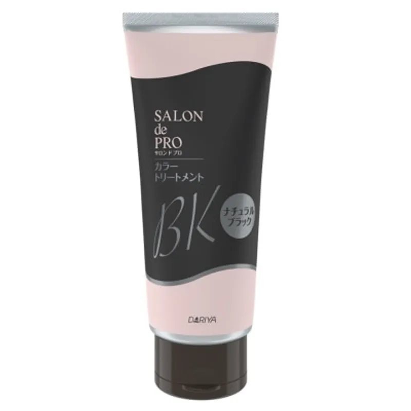 沙龍級 SALON DE PRO 自然染色護髮膏 - 深黑色